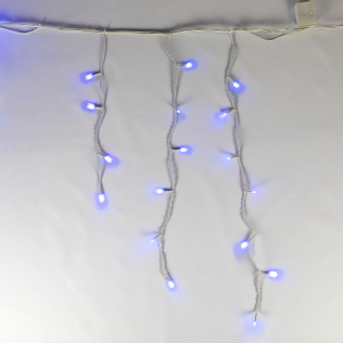 Cascata 400 Led Azul Fixo