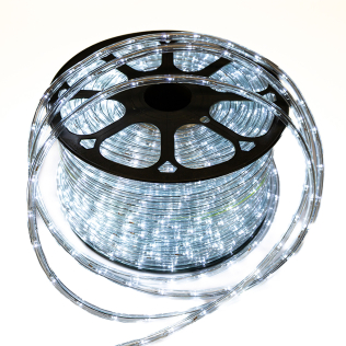 Mangueira Led Redonda Cor Branco Frio 12mm