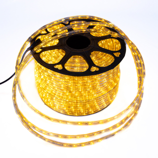 Mangueira Led Redonda Cor Branco Quente 13mm